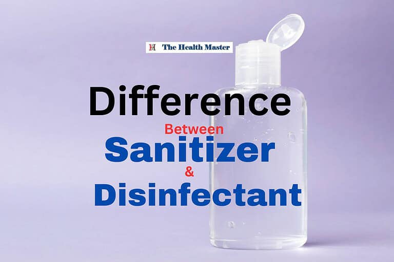 Difference between Sanitizer and Disinfectant