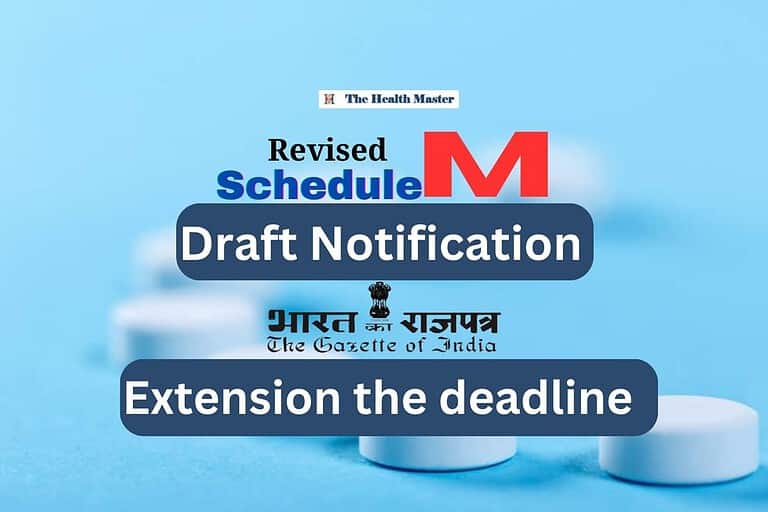 Extension the deadline for Revised Schedule M: Draft notification