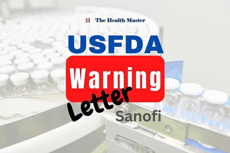 USFDA issues warning letter to Sanofi