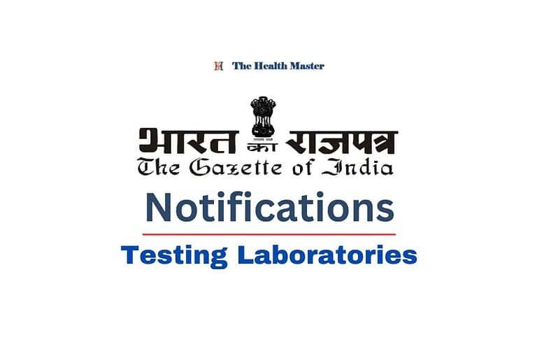 Testing Laboratories - Notifications