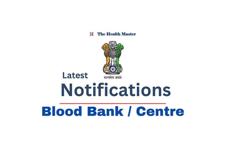 Latest Notifications: Blood Centre / Bank