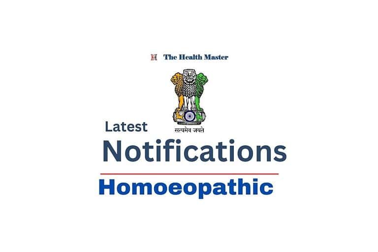 Latest Notifications Homoeopathic